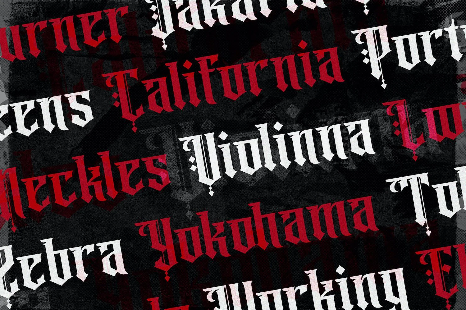 Angel Rhapsody - Blackletter Decorative Font - Image 9