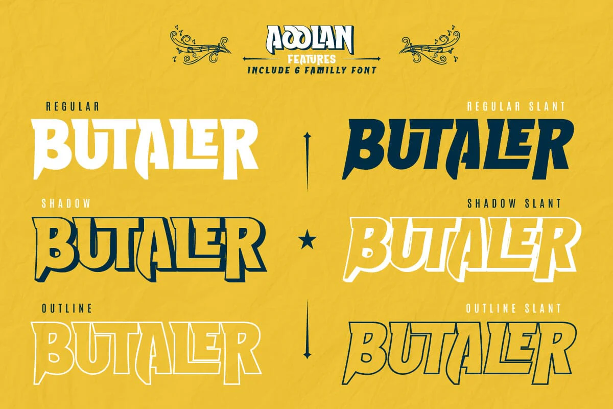 Aoolan - Music Display Font - Image 10