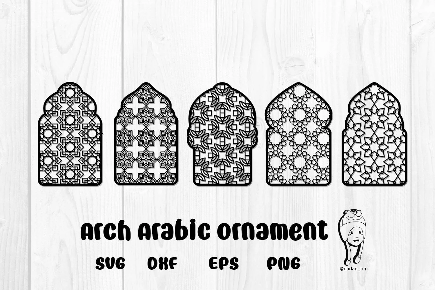Arch Arabic ornament svg