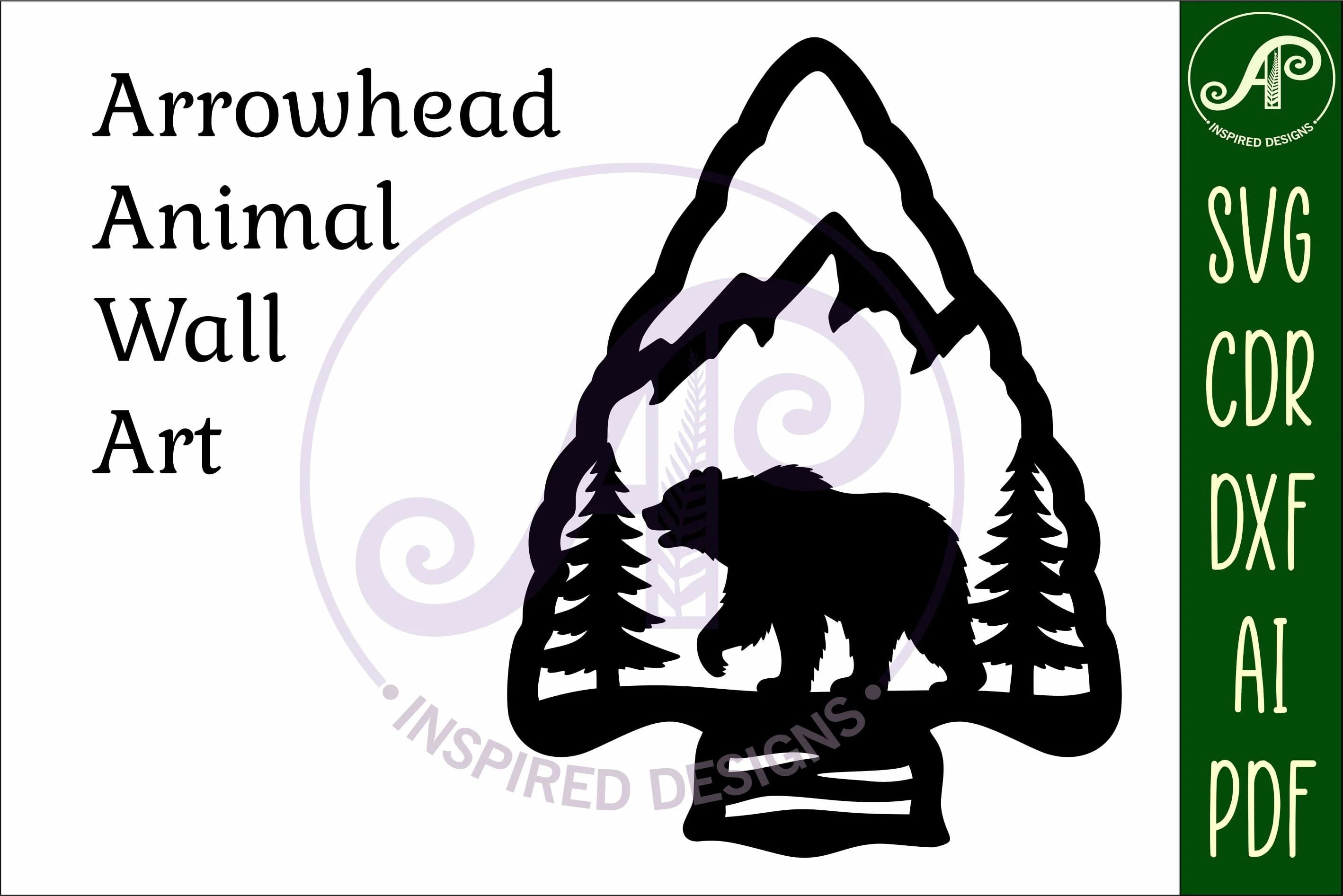 Arrowhead Grizzly Bear animal wall sign - Image 5