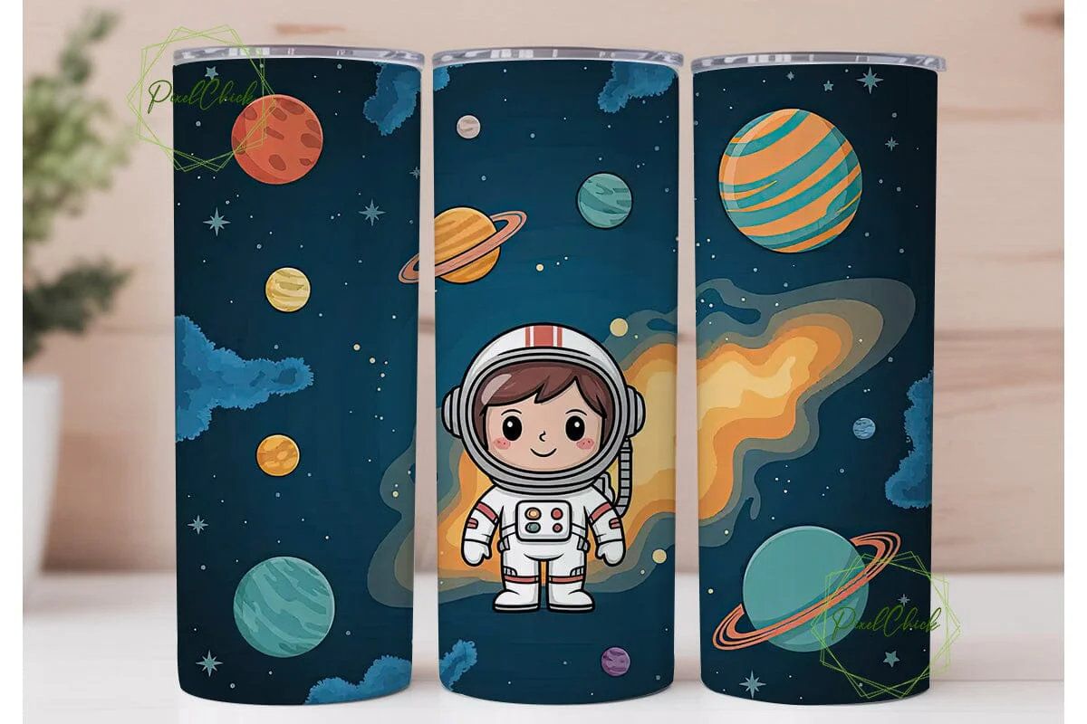 Astronaut Space 20oz Tumbler Wrap