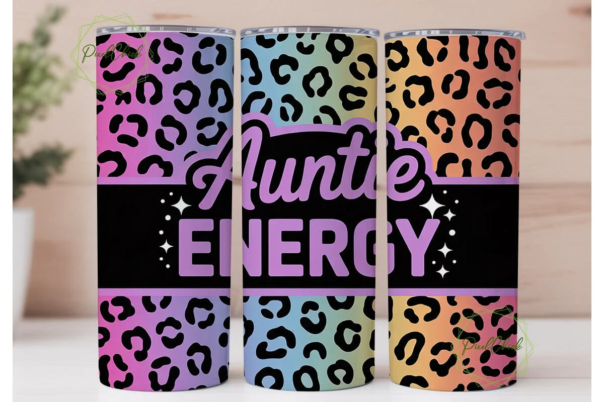 Auntie Energy 20oz Tumbler Wrap