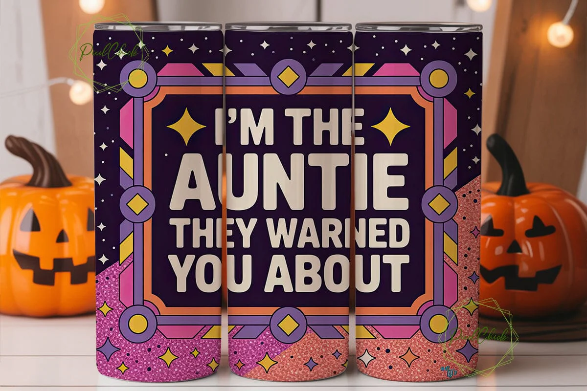 Auntie Tumbler Wrap 20oz - Image 2