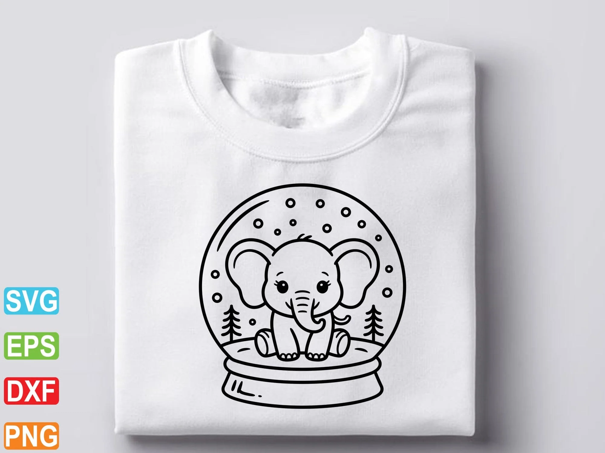 Baby Elephant SVG, Baby Elephant Clipart - Image 2