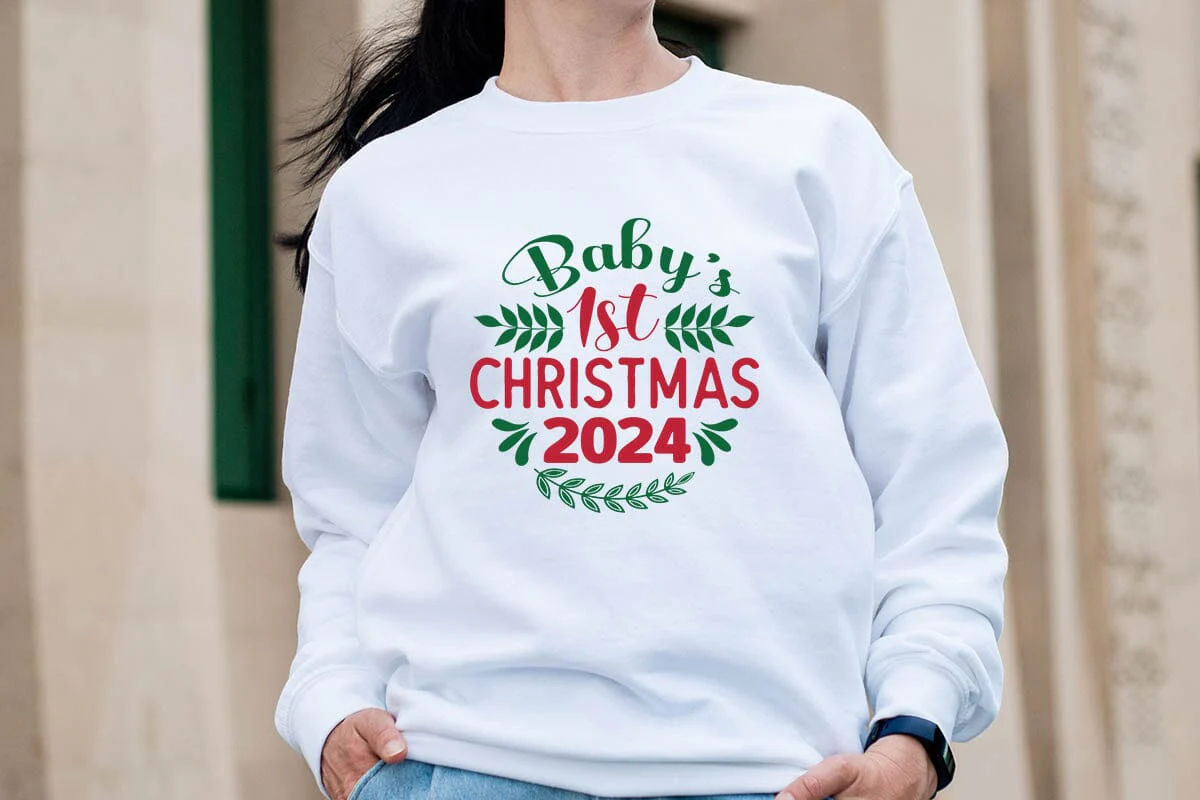 Babys 1st christmas 2024