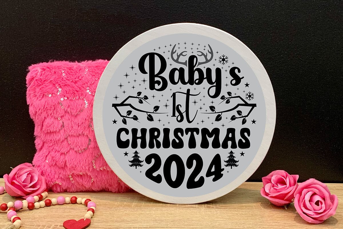 Babys 1st christmas 2024