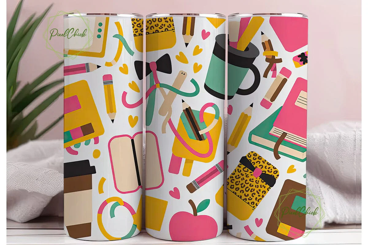 Back to School Tumbler Wrap - Image 3