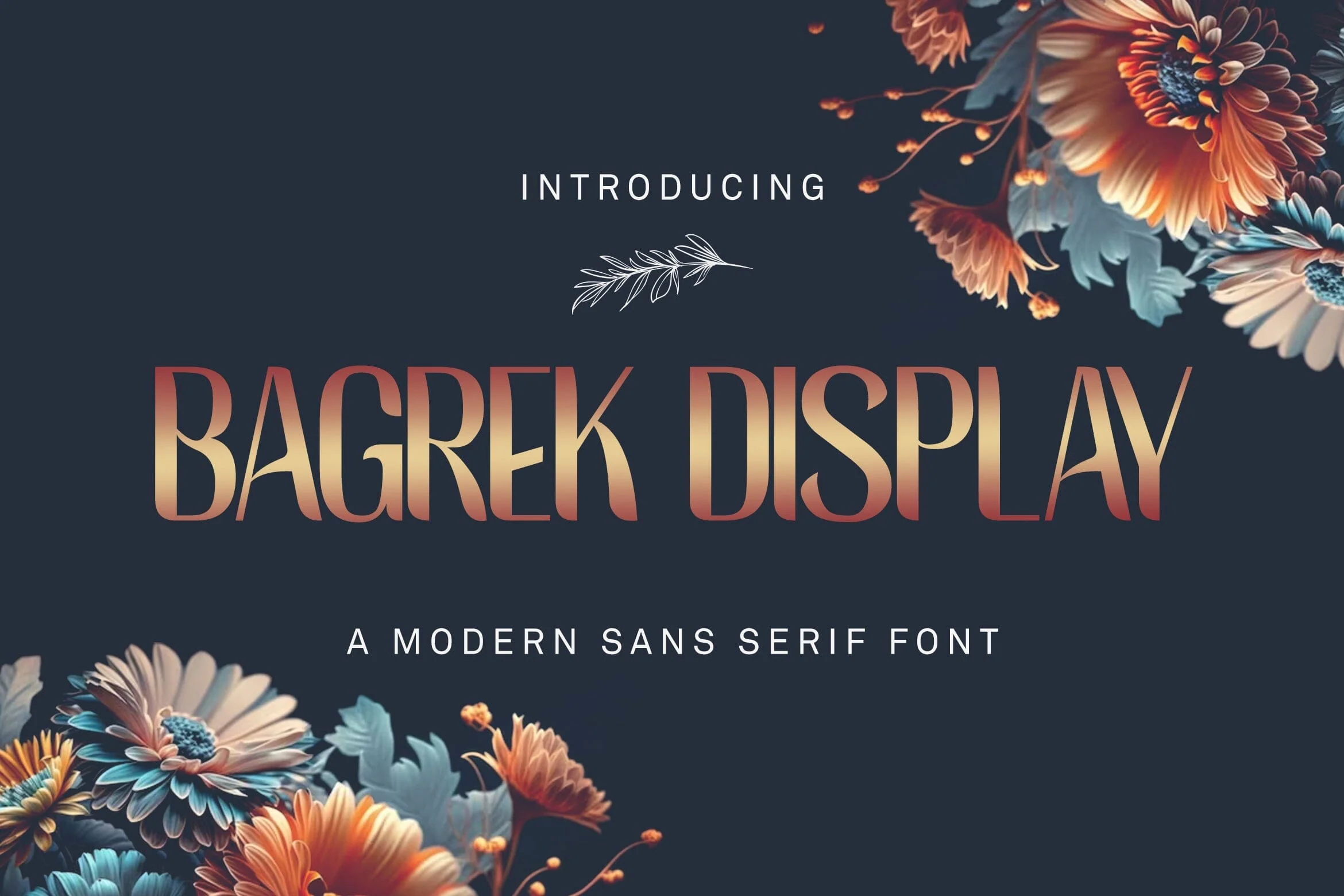 BAGREK DISPLAY - Sans Serif Font