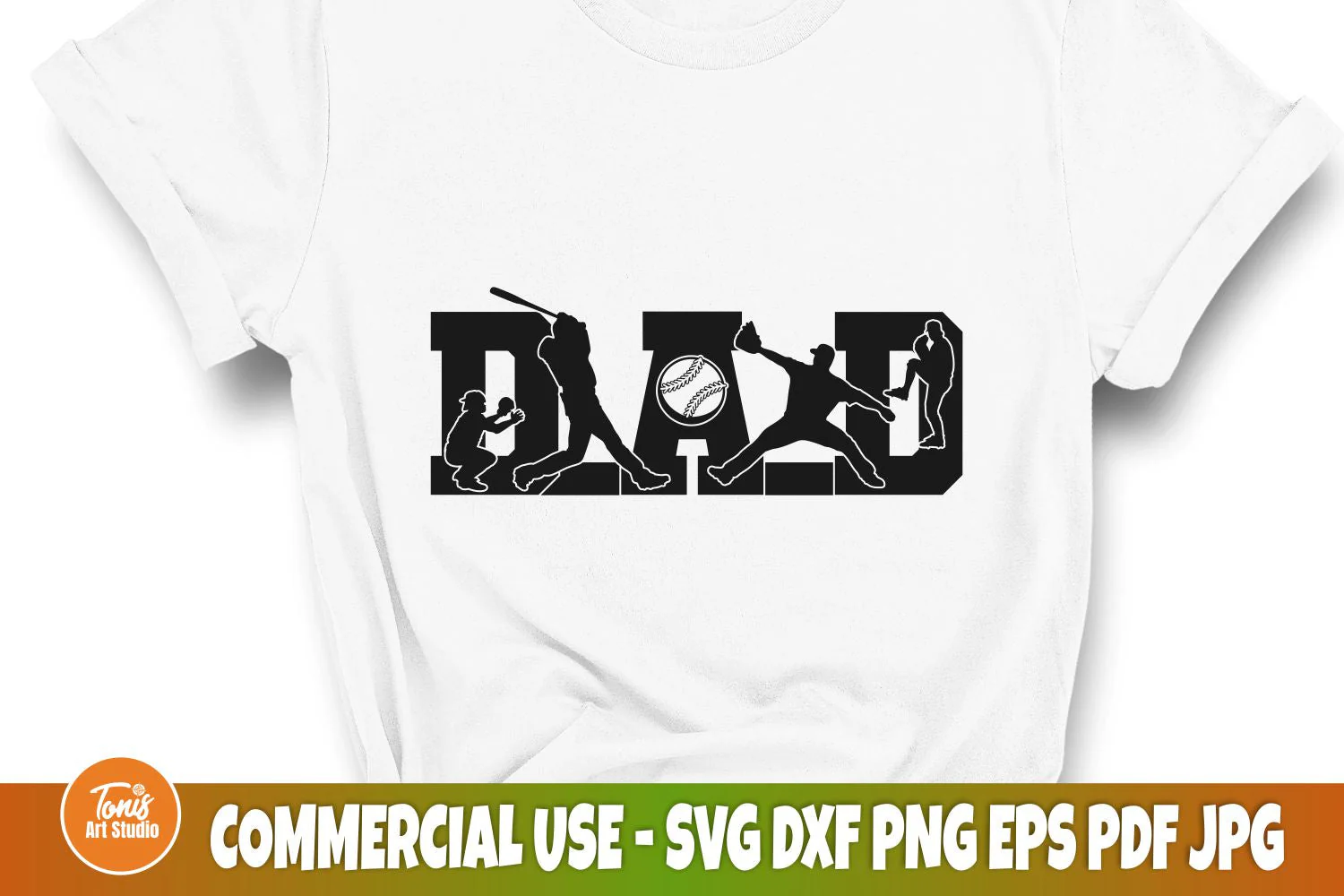 Baseball Dad SVG, Baseball 2022 Svg Bundle, Sports Senior Shirt, Softball Png - Image 6