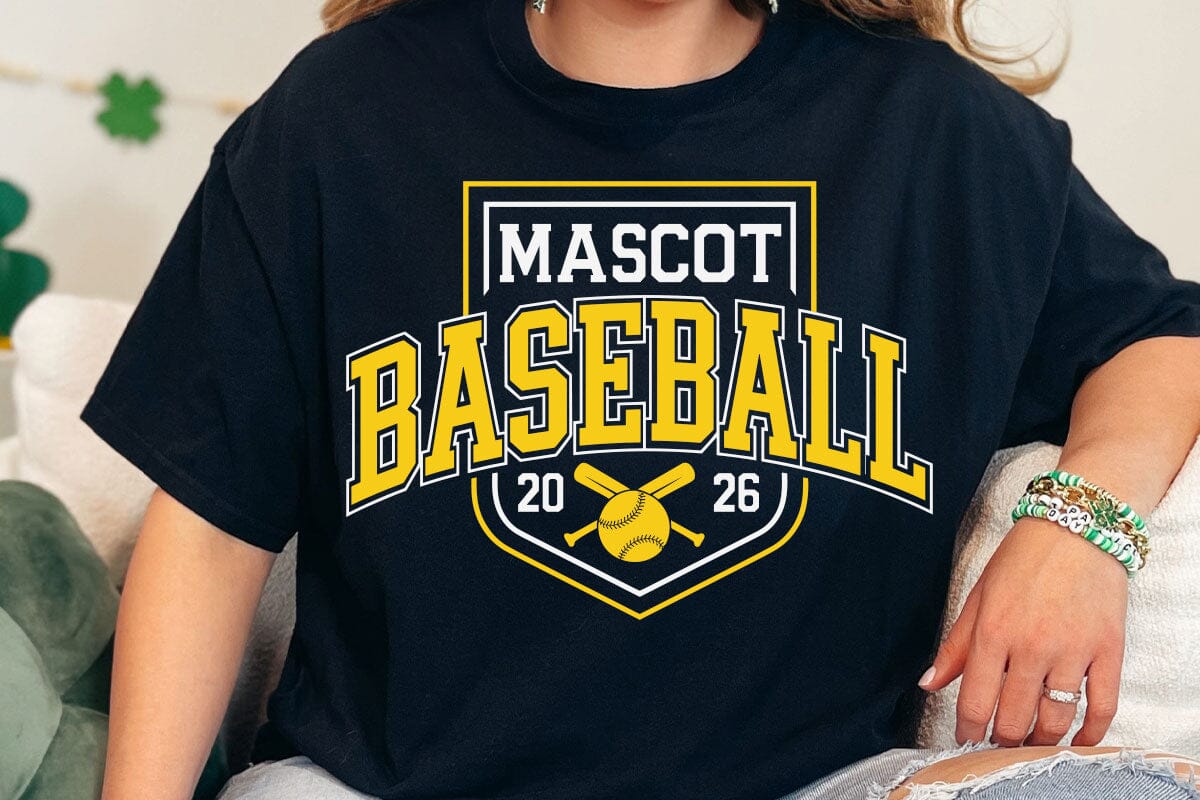 Baseball Team SVG Bundle, Shirt Template, Cricut Silhouette, Baseball Template Bundle - Image 8