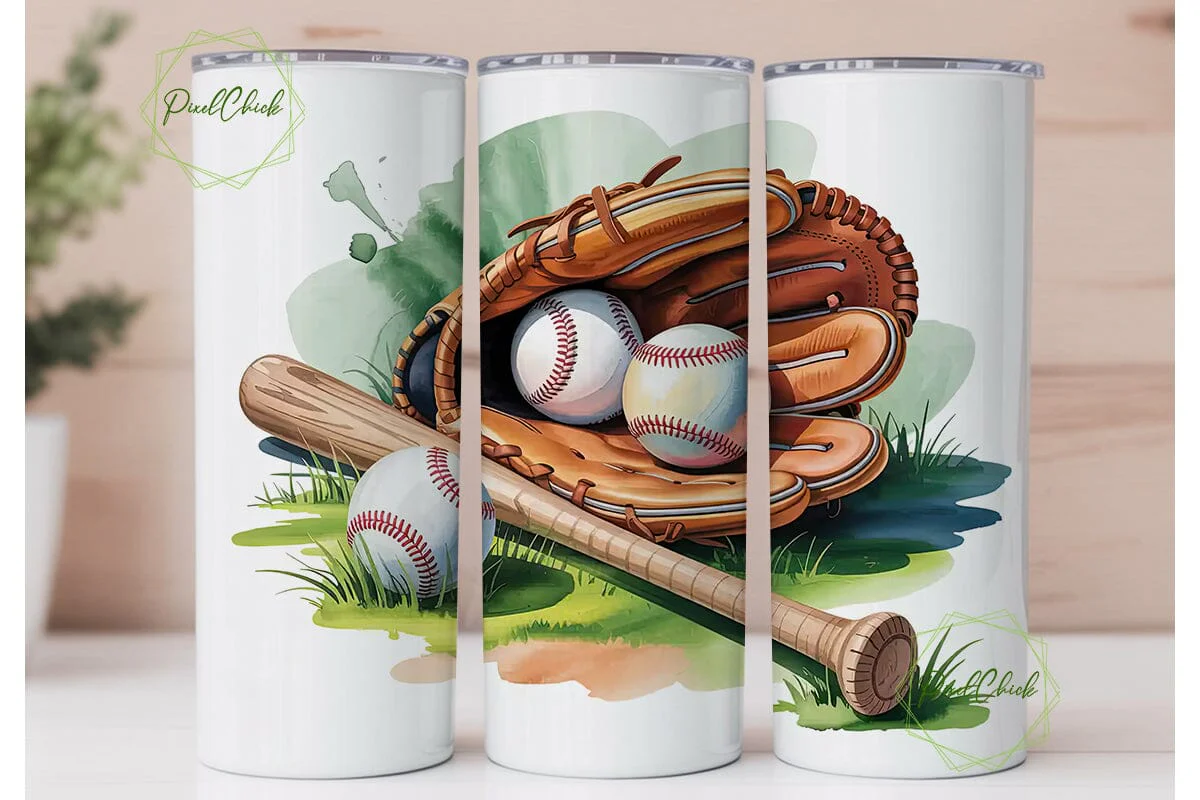 Baseball Tumbler Wrap 20oz