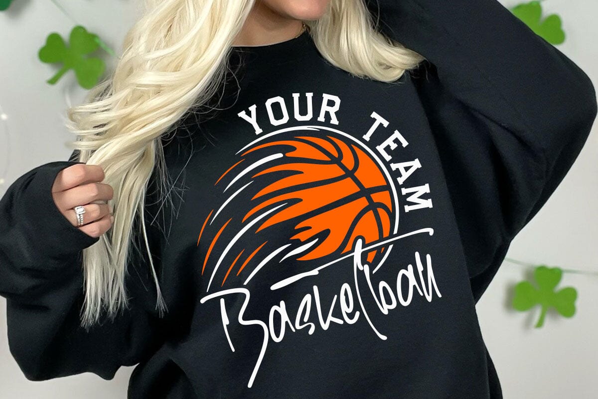 Basketball Team Name SVG Design, Cricut, Team Shirts - Image 8