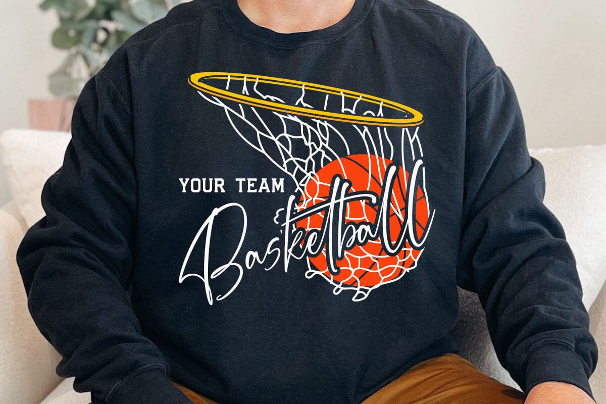 Basketball Team Svg, Custom Basketball Svg Designs, Basketball Svg, Basketball Logo, Svg for Cricut, Basketball Mom Svg - Image 7