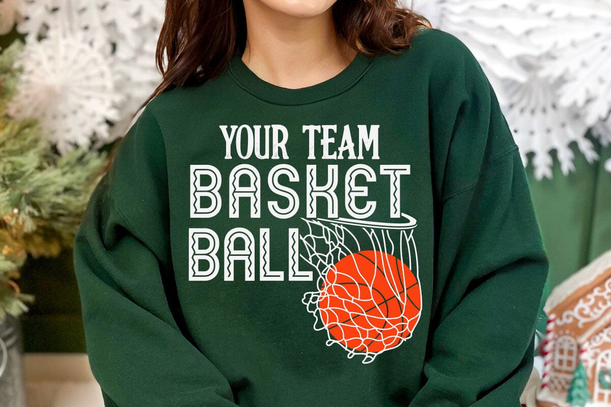 Basketball Team Svg, Team Shirts, Basketball Svg Designs, Basketball Svg, Svg Designs, Basketball Logo, Svg for Cricut, Basketball Mom Svg - Image 9