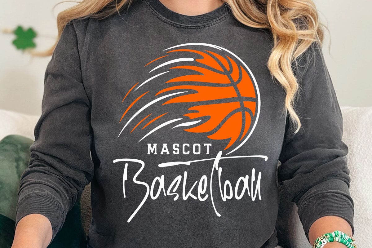 Basketball Team Svg, Team Shirts, Basketball Svg Designs, Basketball Svg, Svg Designs, Basketball Logo, Svg for Cricut, Basketball Mom Svg - Image 6