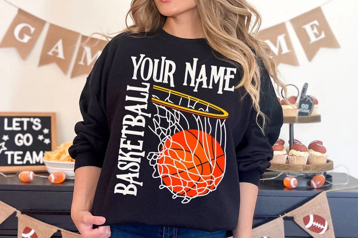 Basketball Team Svg, Team Shirts, Basketball Svg Designs, Basketball Svg, Svg Designs, Basketball Logo, Svg for Cricut, Basketball Mom Svg - Image 5