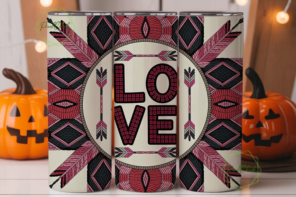 Beaded Love Tumbler Wrap - Image 2