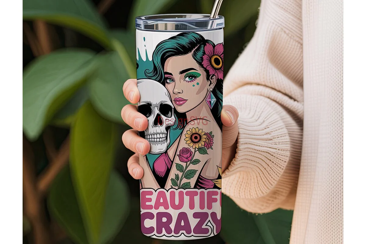 Beautiful Crazy Tumbler Wrap - Image 3