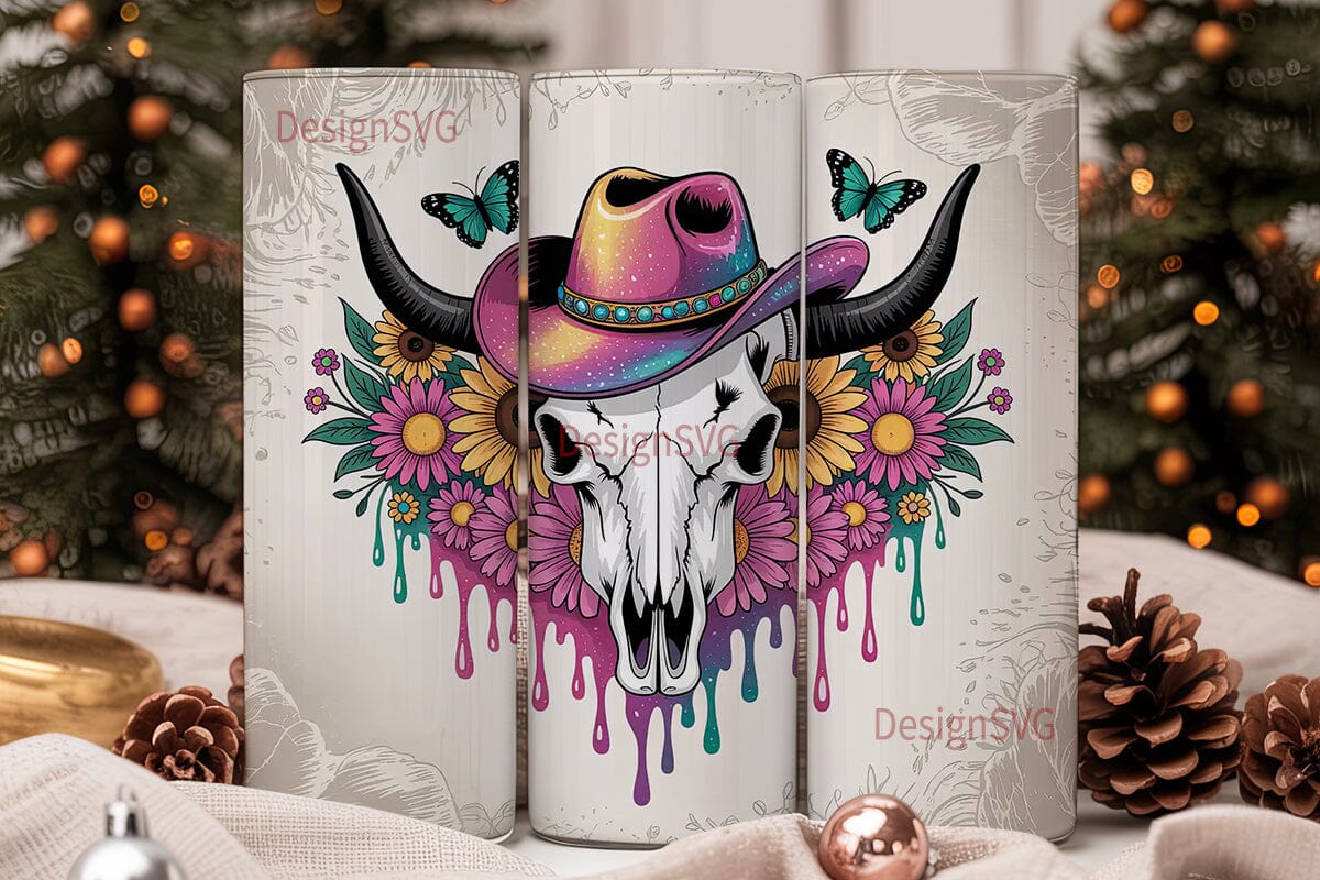 Beautiful Soul Cowgirl 20oz Tumbler Wrap - Image 2