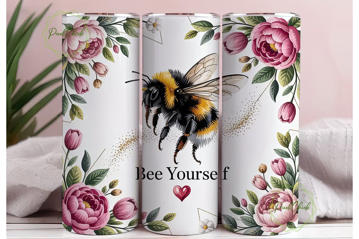 Bee Yourself 20oz Tumbler Wrap - Image 3