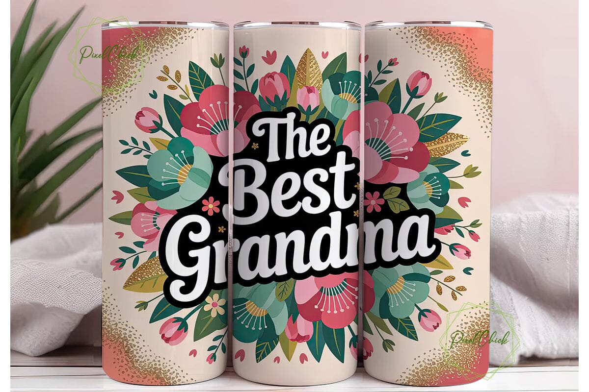 Best Grandma 20oz Tumbler Wrap - Image 3
