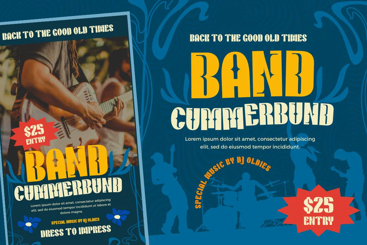 Bhikum | Groovy Retro Font - Image 8