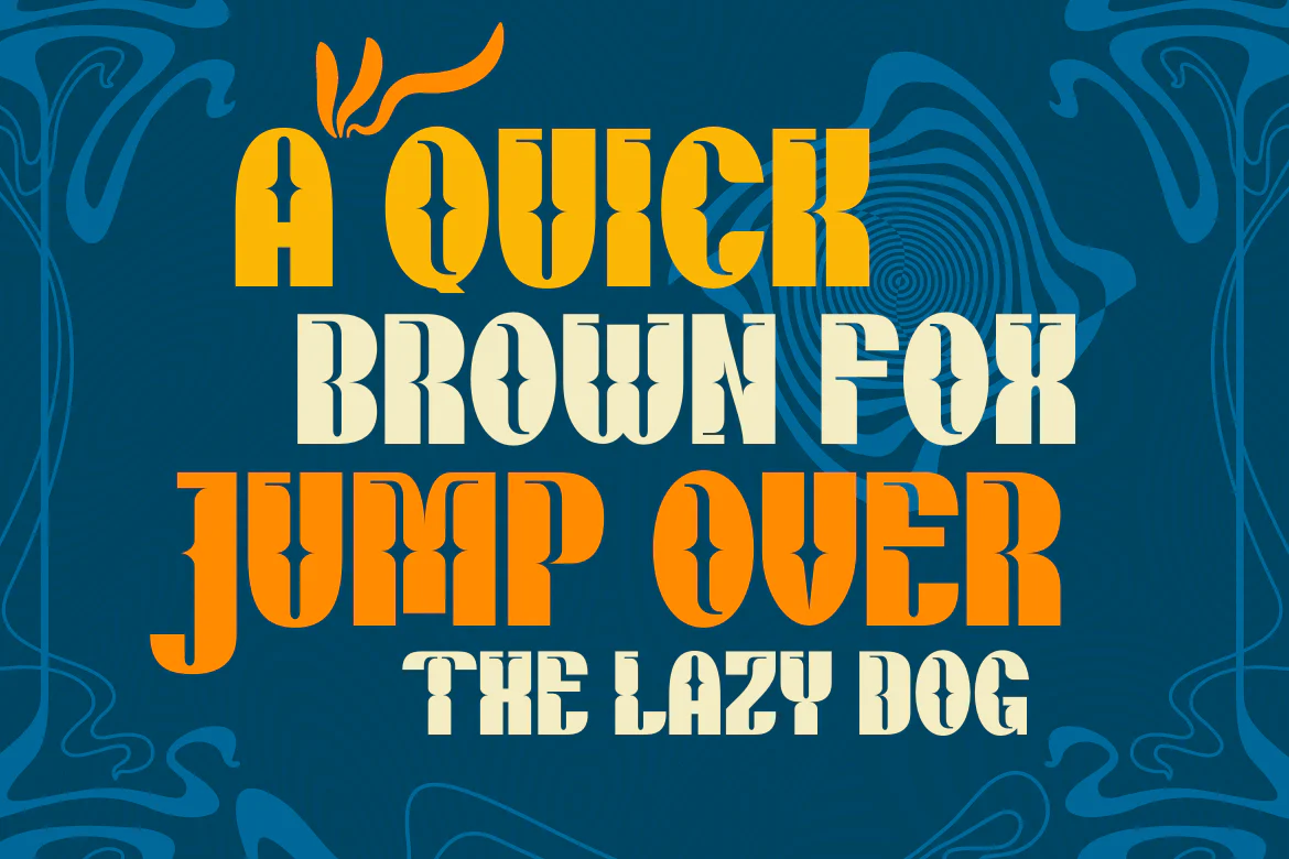 Bhikum | Groovy Retro Font - Image 9