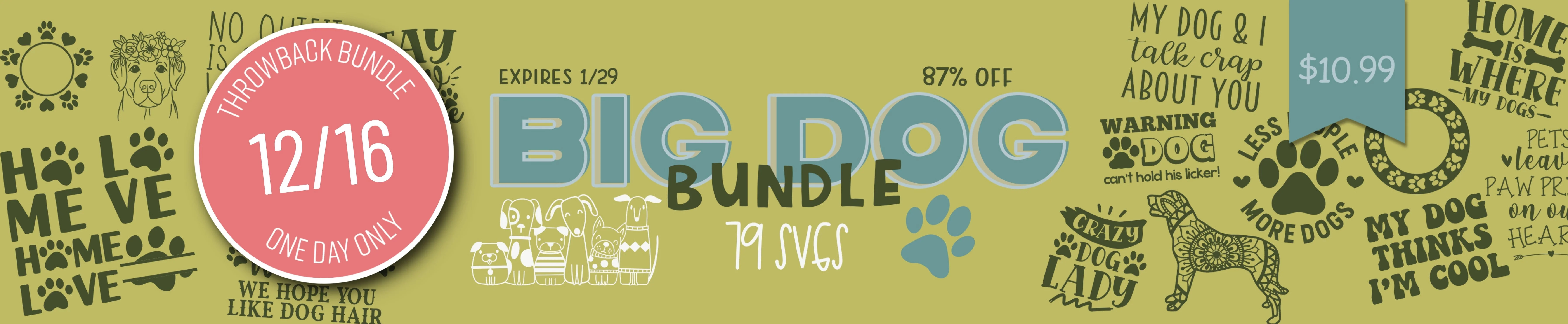 1 Day Only Throwback: Big Dog Design Bundle - Image 2