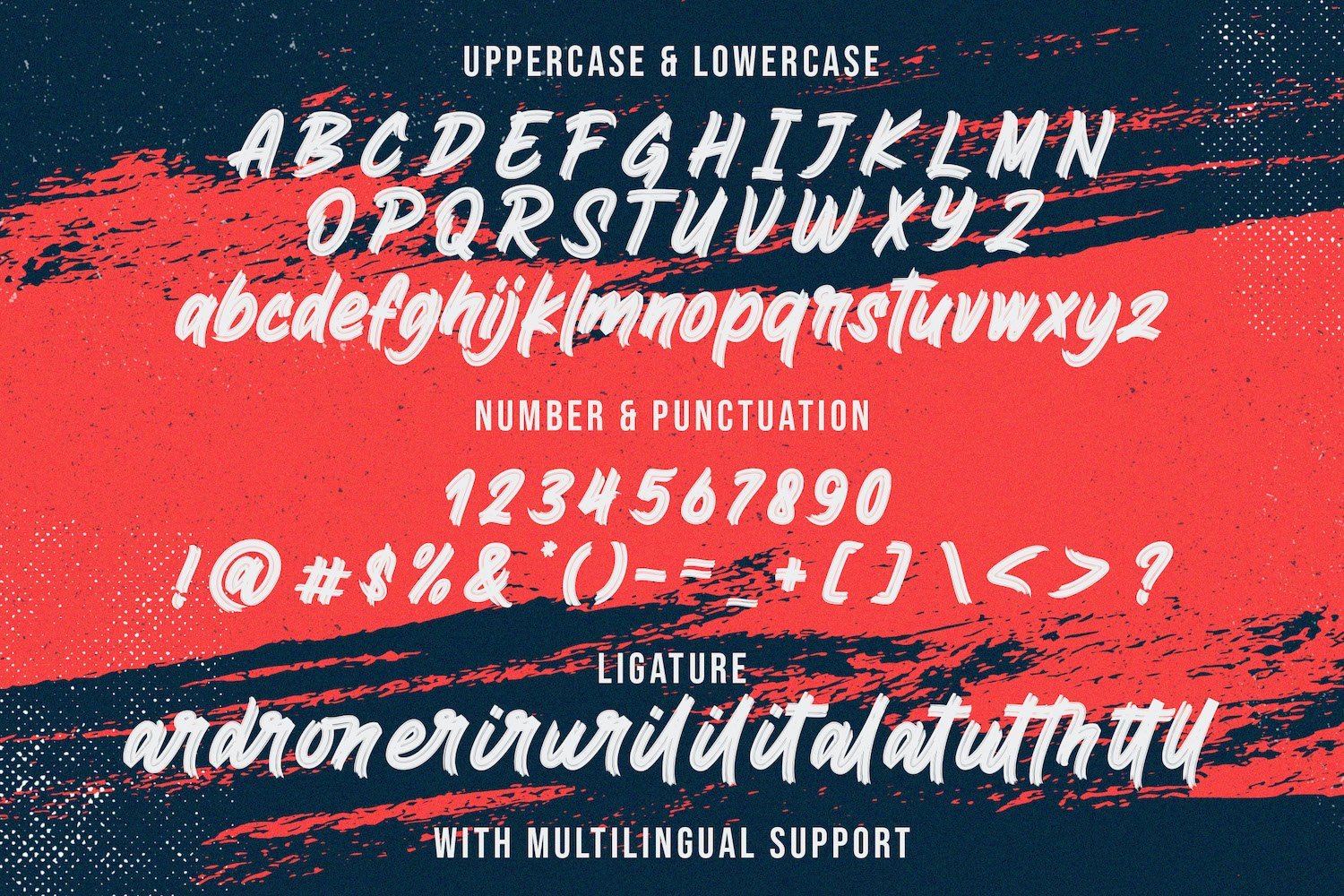 Bingo Reky - Textured Brush Font - Image 9