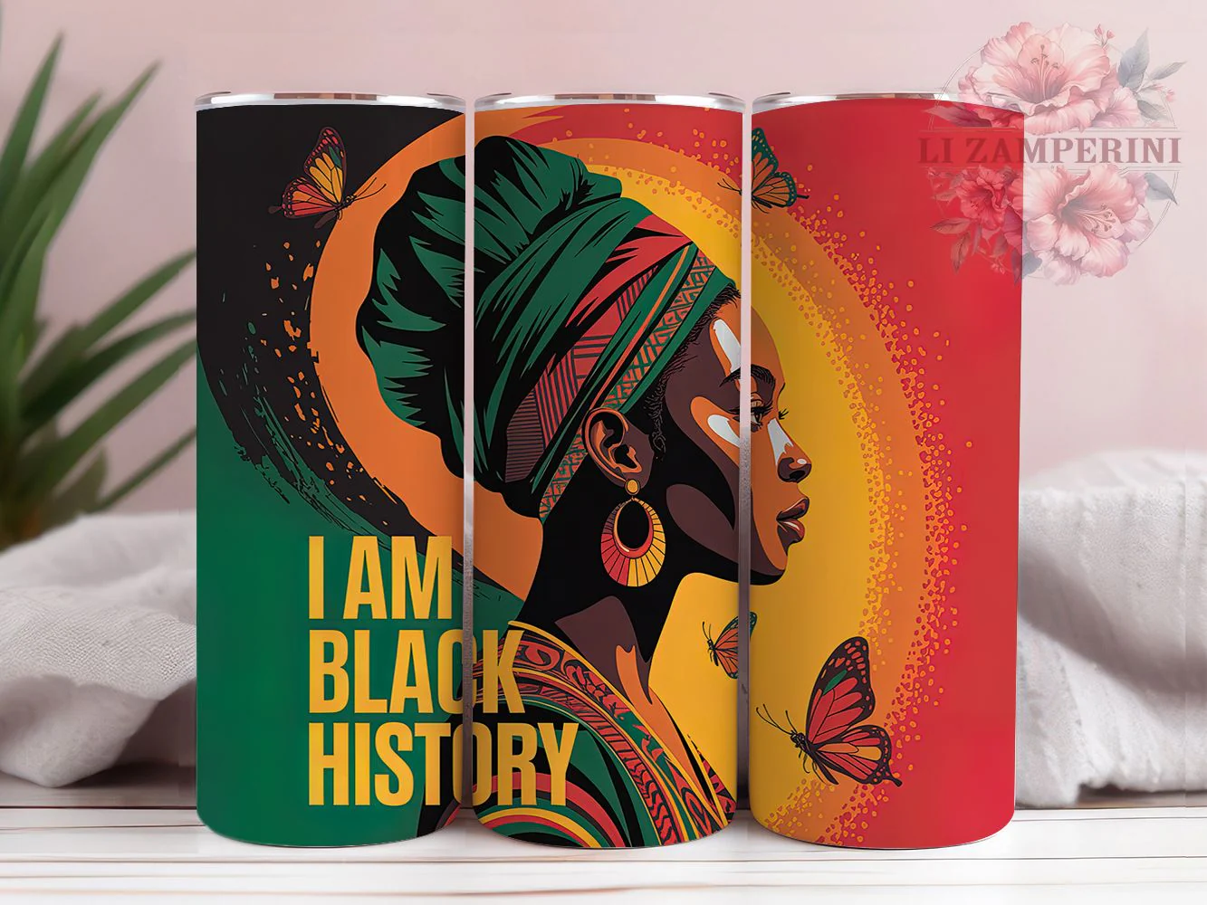 Black Excellence Power Tumbler, Power Theme, Afrocentric Freedom, Cultural Pride, Empowerment Art, Tumbler Wrap, Sublimation Design