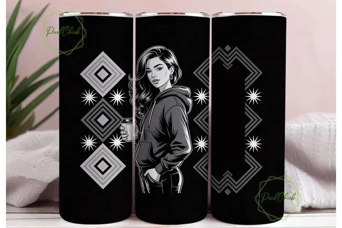 Black Girl Magic 20oz Tumbler Wrap - Image 3