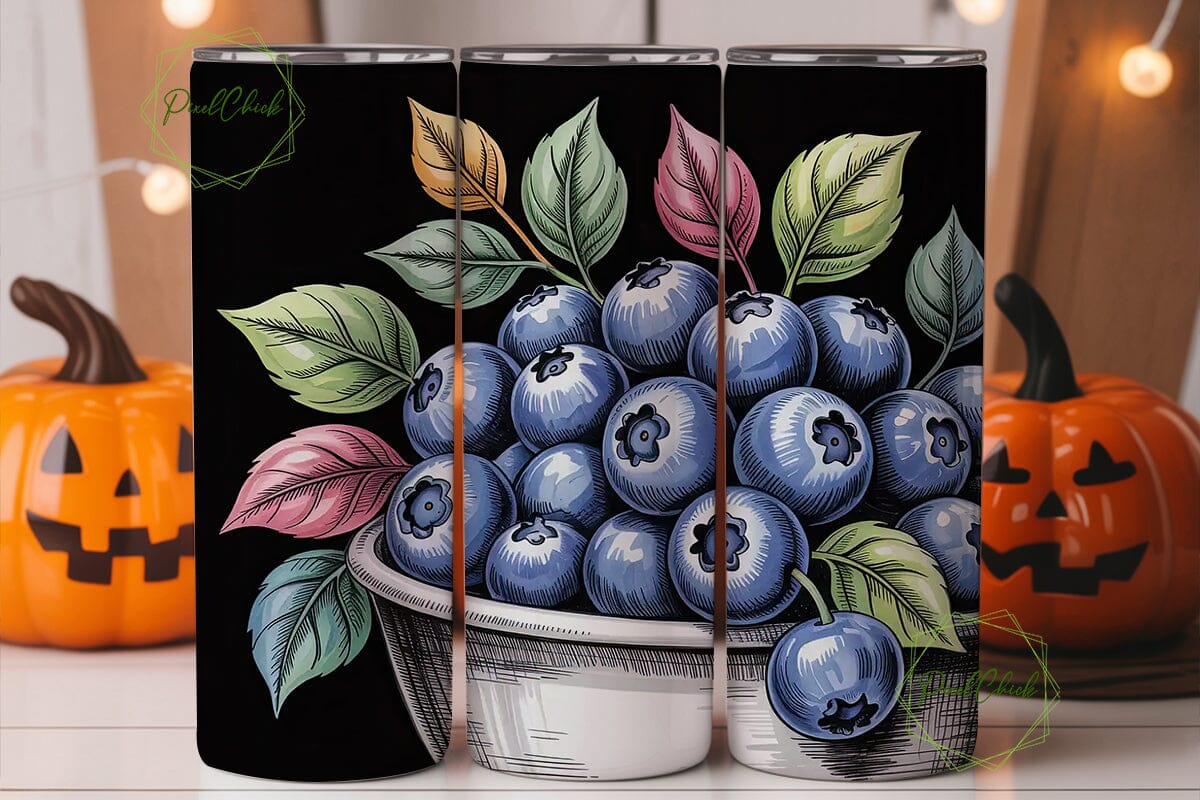 Blueberry Field 20oz Tumbler Wrap - Image 2