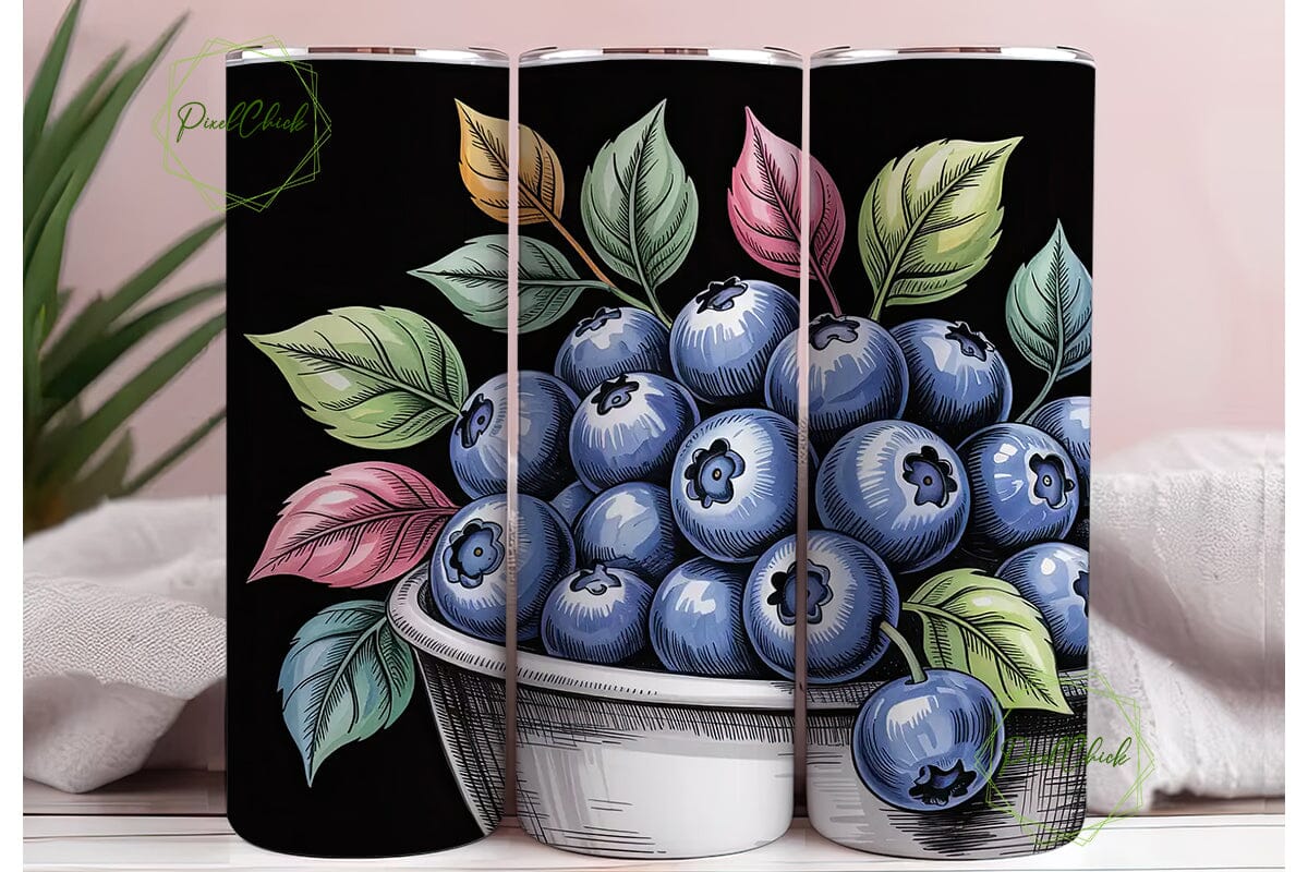 Blueberry Field 20oz Tumbler Wrap - Image 3