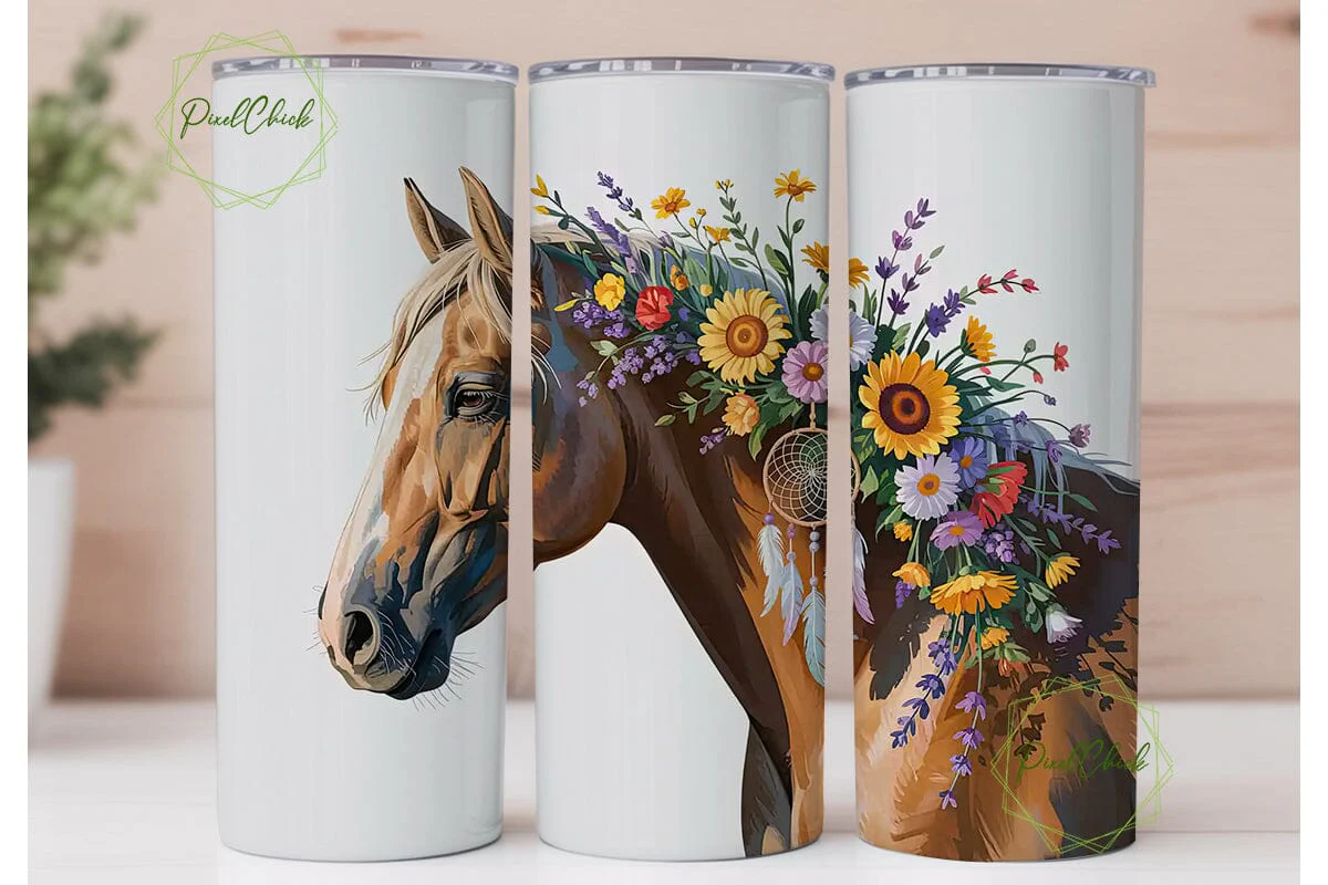 Boho Horse Dreamcatcher 20oz Tumbler