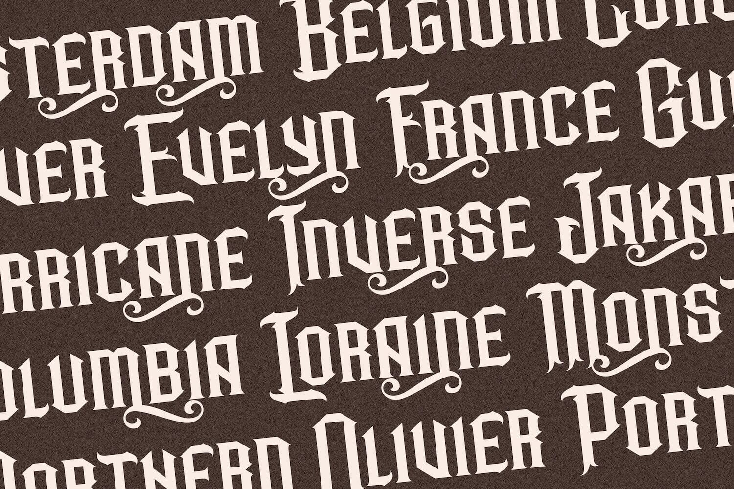 Bonwick Weaver - Victorian Display Font - Image 7