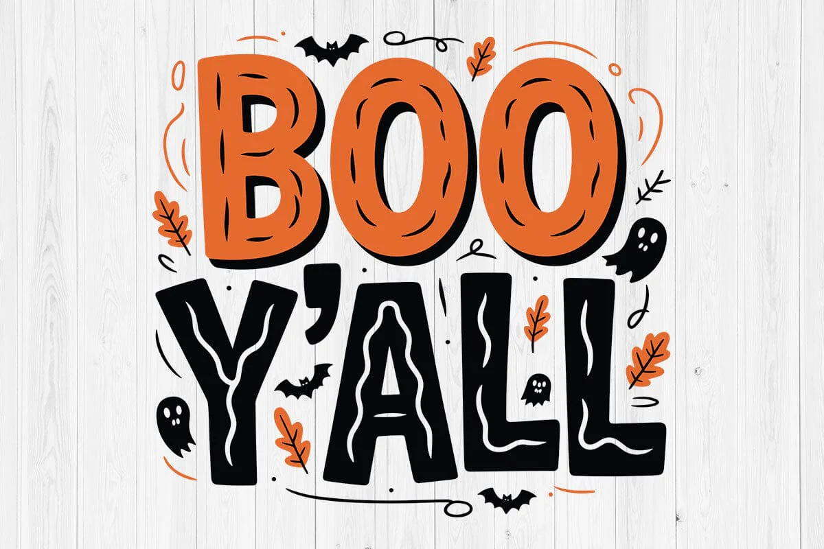 Boo Y'all Svg, Cowboy Ghost Svg, Boo Haw Svg