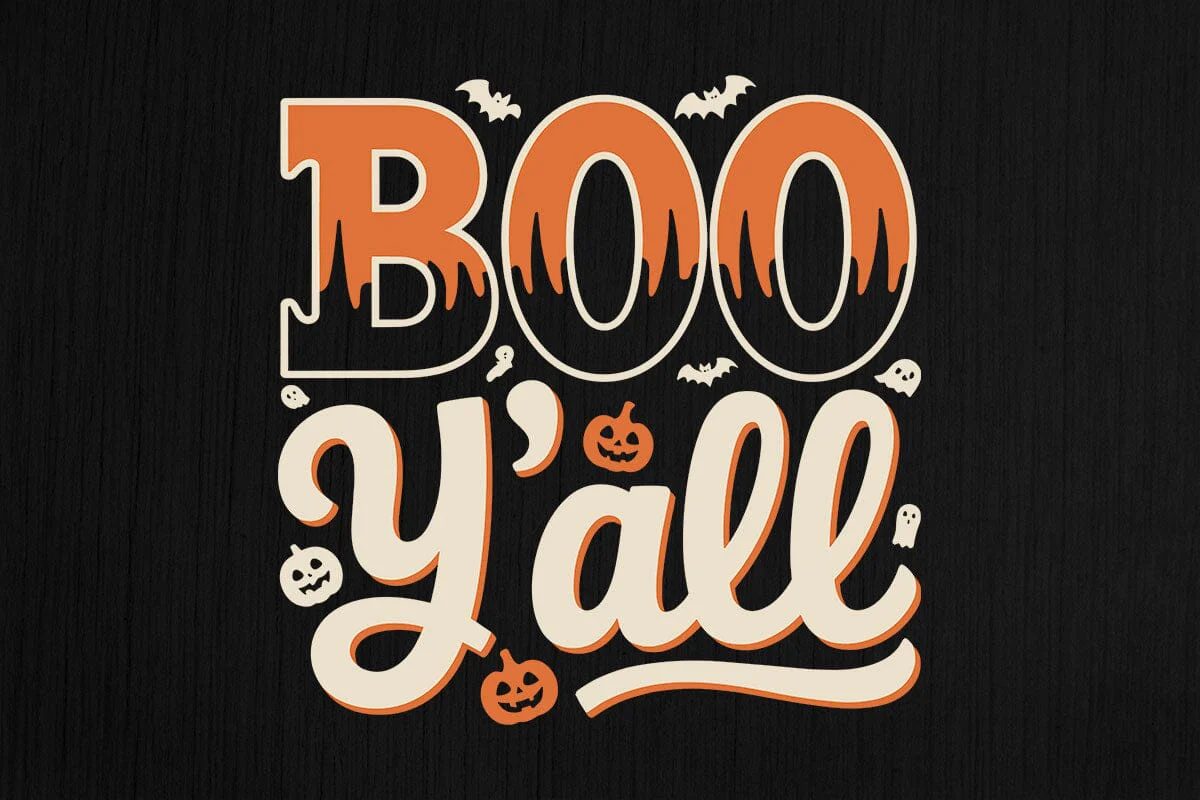 Boo Y'all Svg, Cowboy Ghost Svg, Boo Haw Svg
