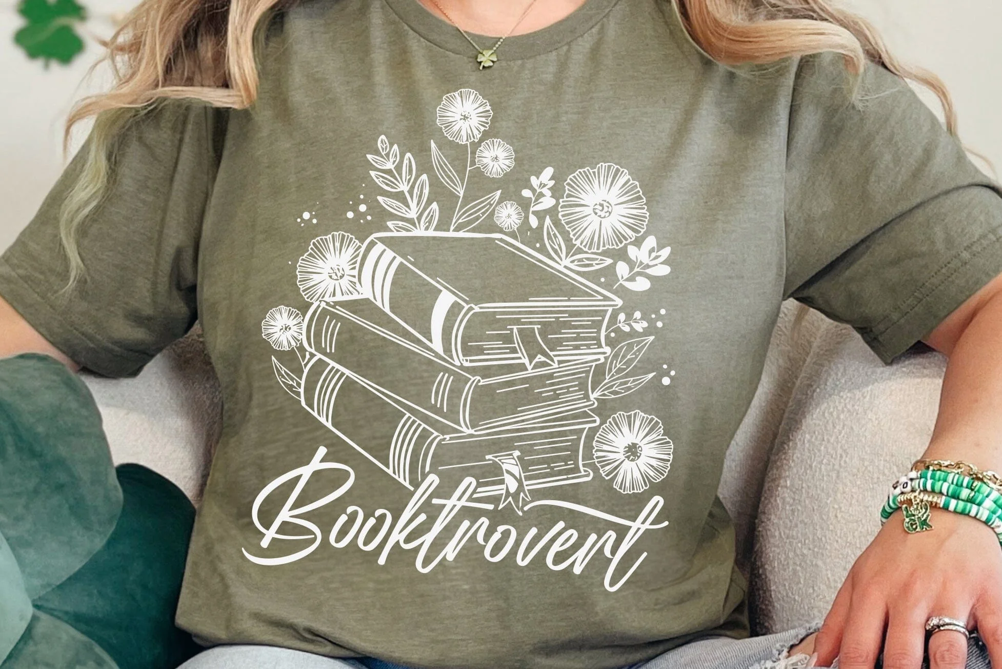 Booktrovert Svg Png, Book Lover Svg, Reading Shirt Design - Image 3