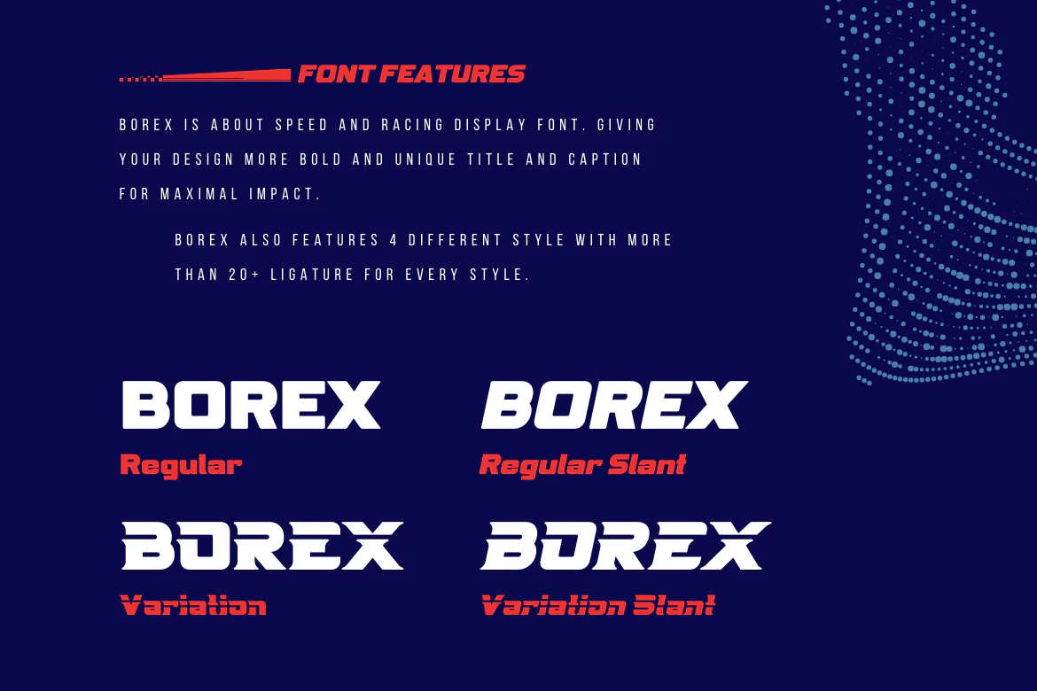 Borex | Athletic Font - Image 9