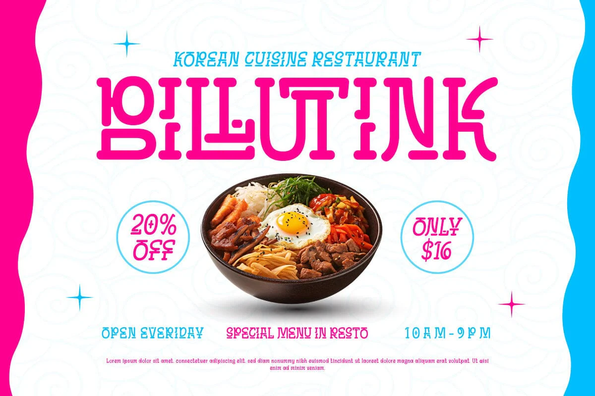 Bosan Mirull - Korean Style Font - Image 9