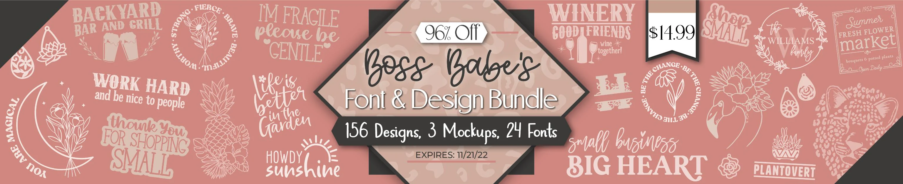 Boss Babe's Font and Design Bundle - Image 2