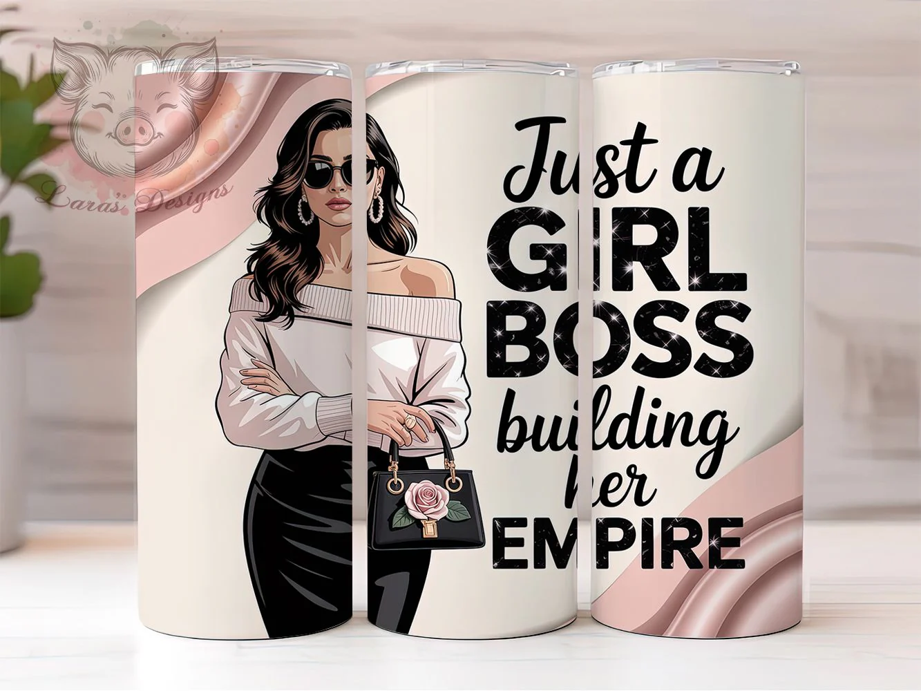 Boss Lady Fashion Empowerment Tumbler Wrap, Girl Boss, Fashion Theme, Empire Builder, Empowerment Style, Glam Wrap, Sublimation Design