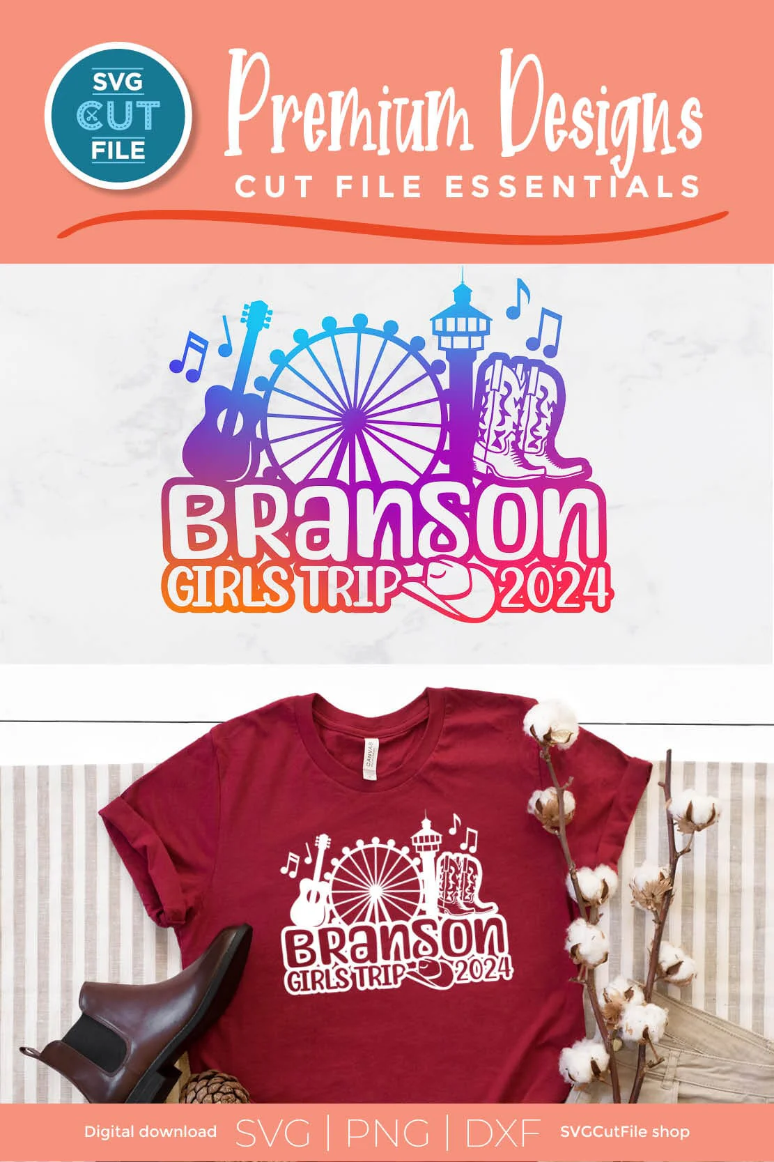 Branson Girls Trip svg, 2024 Branson MO svg-Girls vacation with Friends - Image 2
