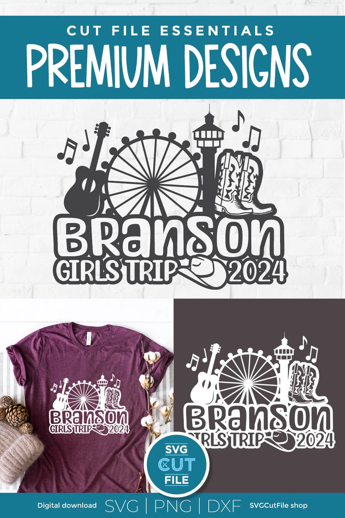 Branson Girls Trip svg, 2024 Branson MO svg-Girls vacation with Friends - Image 3