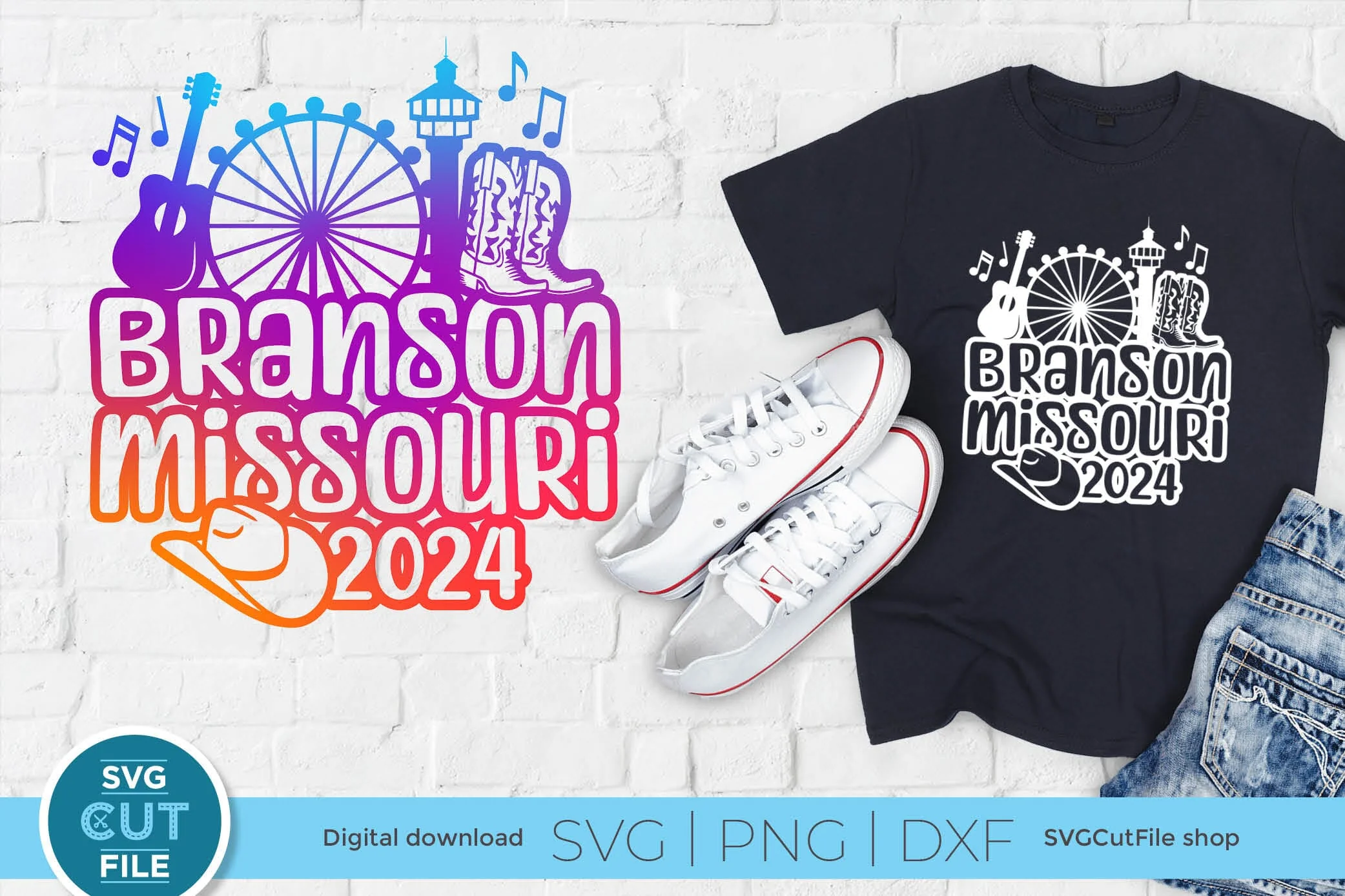 Branson svg, 2024 Branson MO Family Trip SVG-Girls vacation with Friends