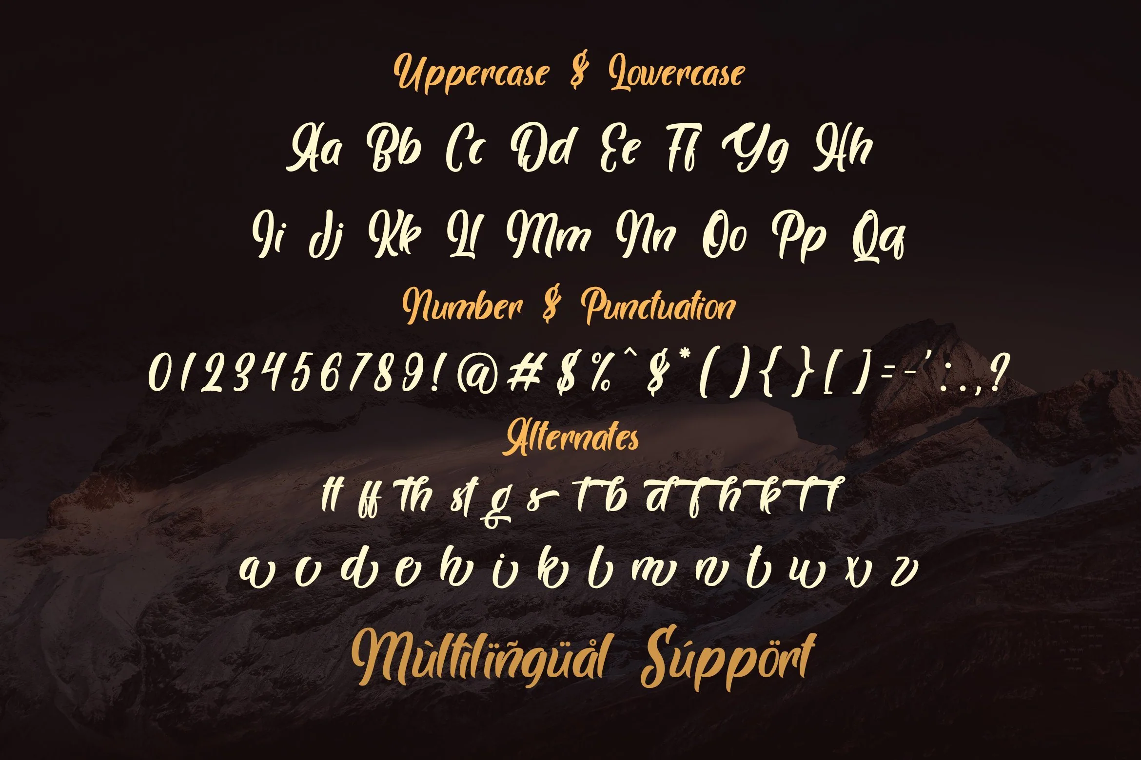 Brogads - Bold Script Retro Font - Image 14