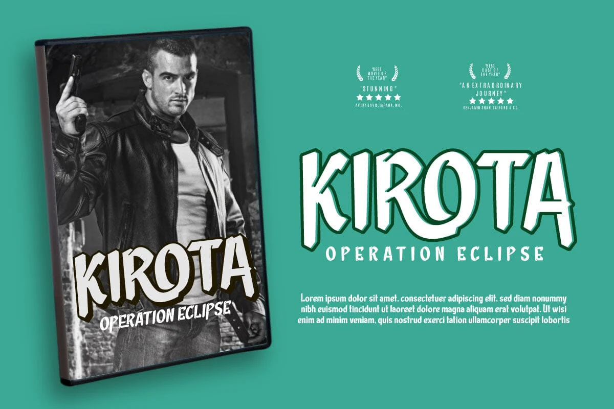 Broleh - Movie Display Font - Image 5