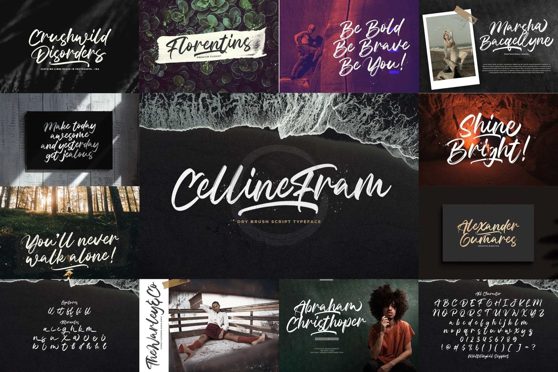 Brush Textured Font Bundle Vol. 2 - Image 2