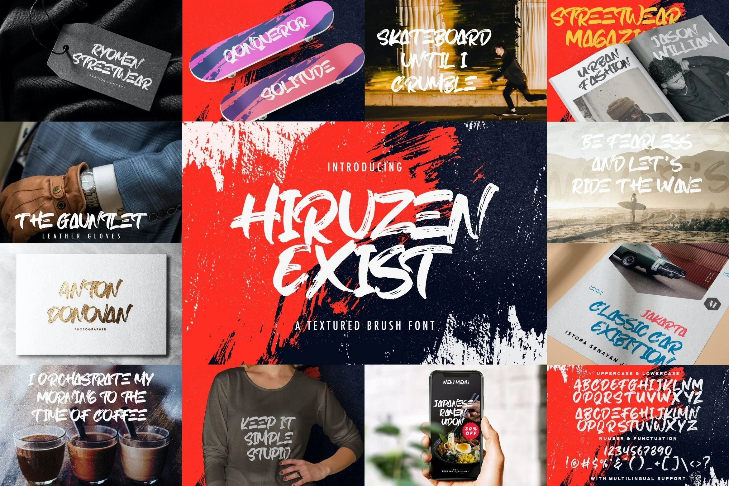 Brush Textured Font Bundle Vol. 2 - Image 8