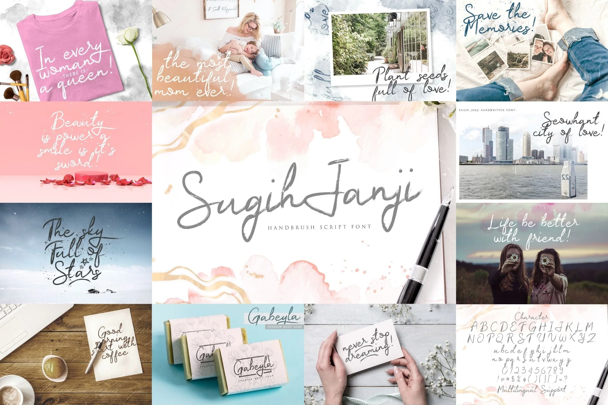 Brush Textured Font Bundle Vol. 3 - Image 8